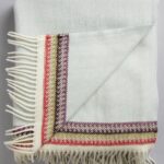 Akle Wool Throw (Light Blue)