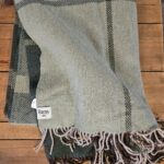 Filos Wool Throw Green